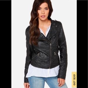 Black Swan Vegan Leather Jacket